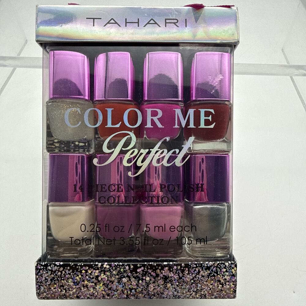 TAHARI 14 Piece Nail Polish Collection Color Me Perfect